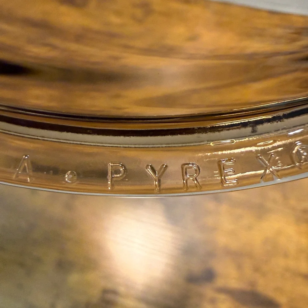 Vtg Pyrex Visions Amber Glass 6